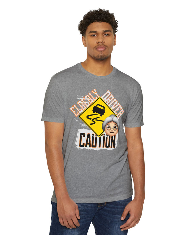 Funny Caution Elderly Driver T-shirt