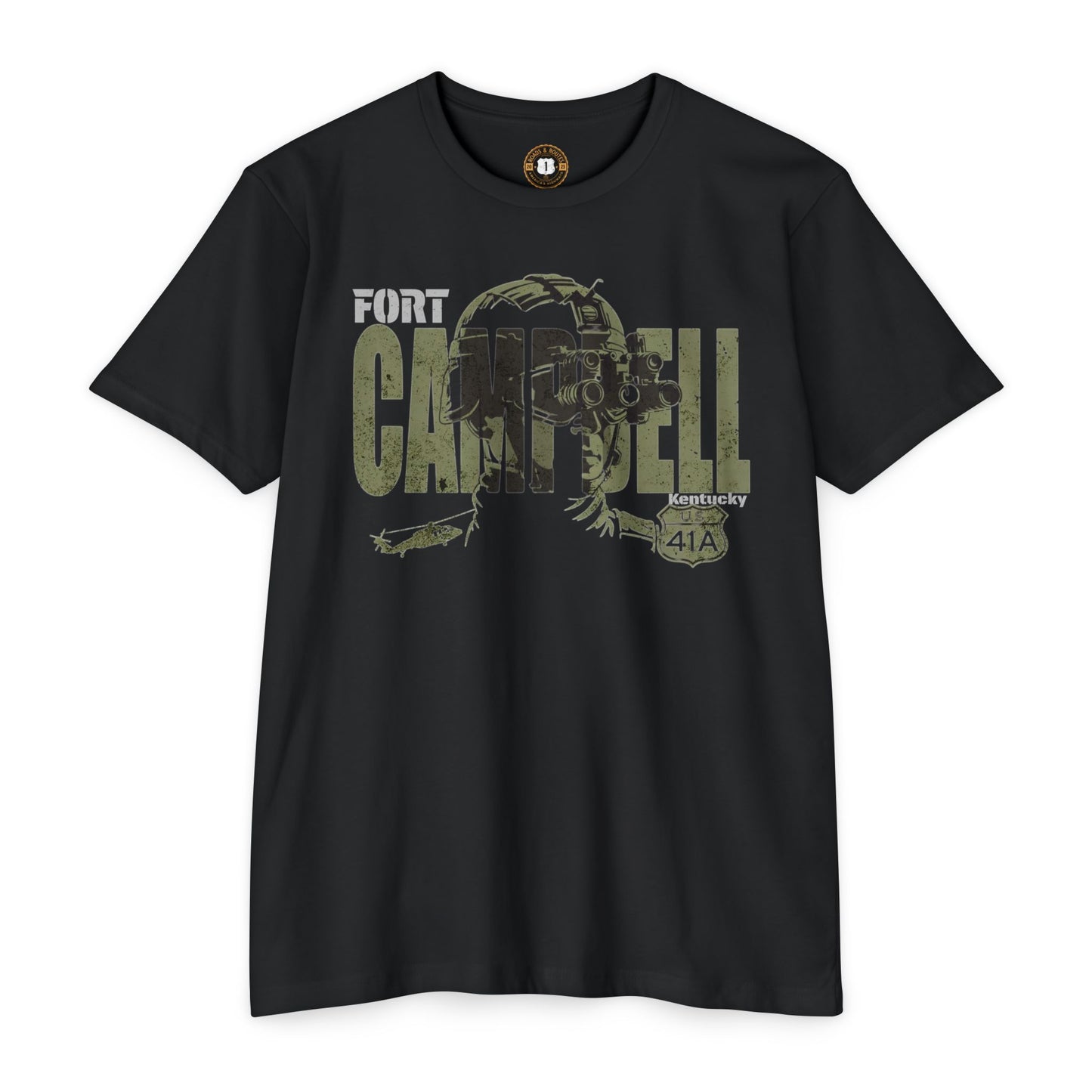 Fort Campbell Route 41A Tee- Built for Those Who Served