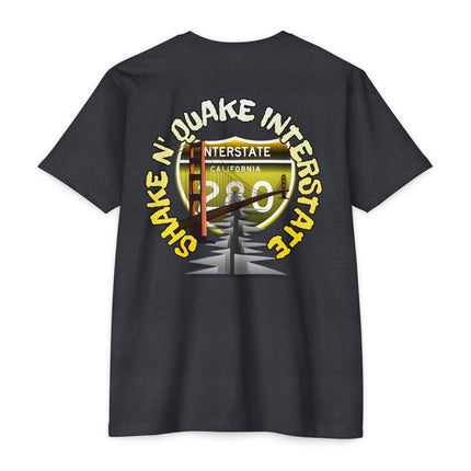 California Interstate 280 Shake and Quake Tee