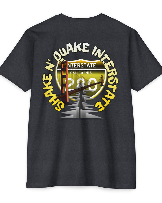California Interstate 280 Shake and Quake Tee