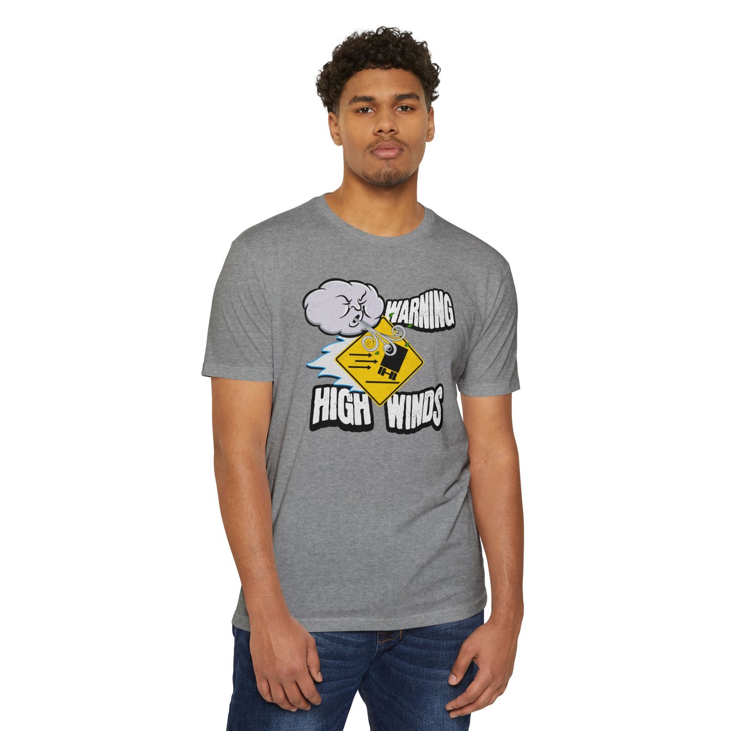 Funny Warning High Winds T-shirt