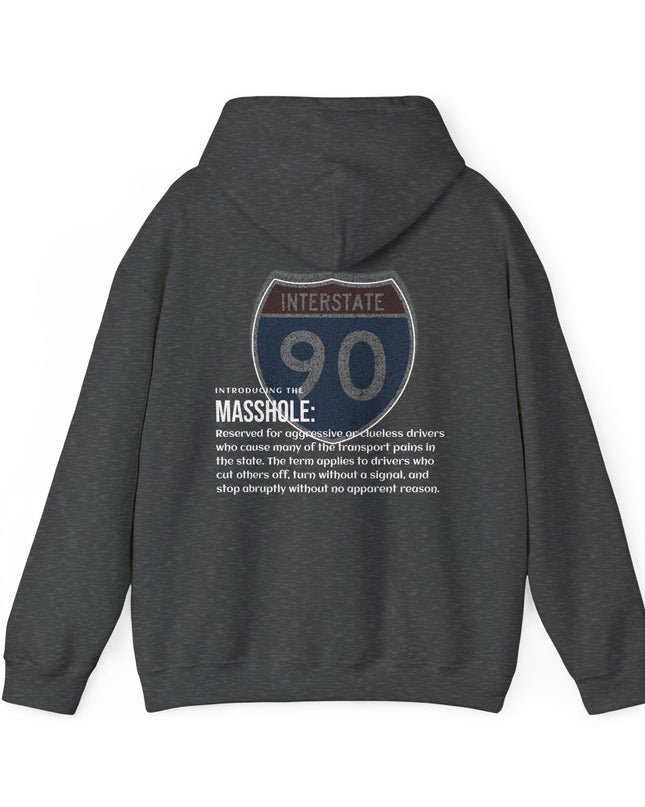 Masshole Interstate 90 Hoodie
