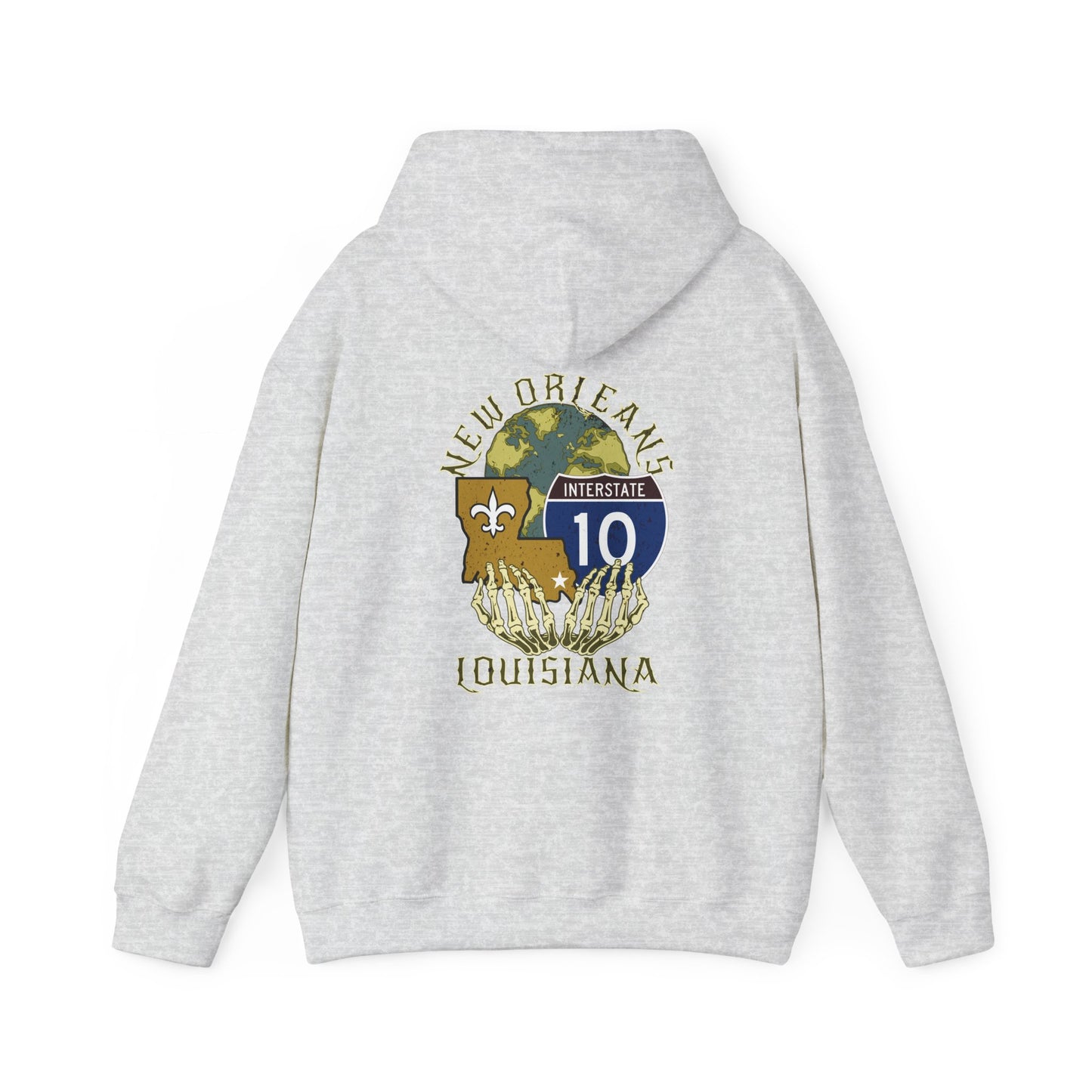 Interstate 10 New Orleans Hoodie