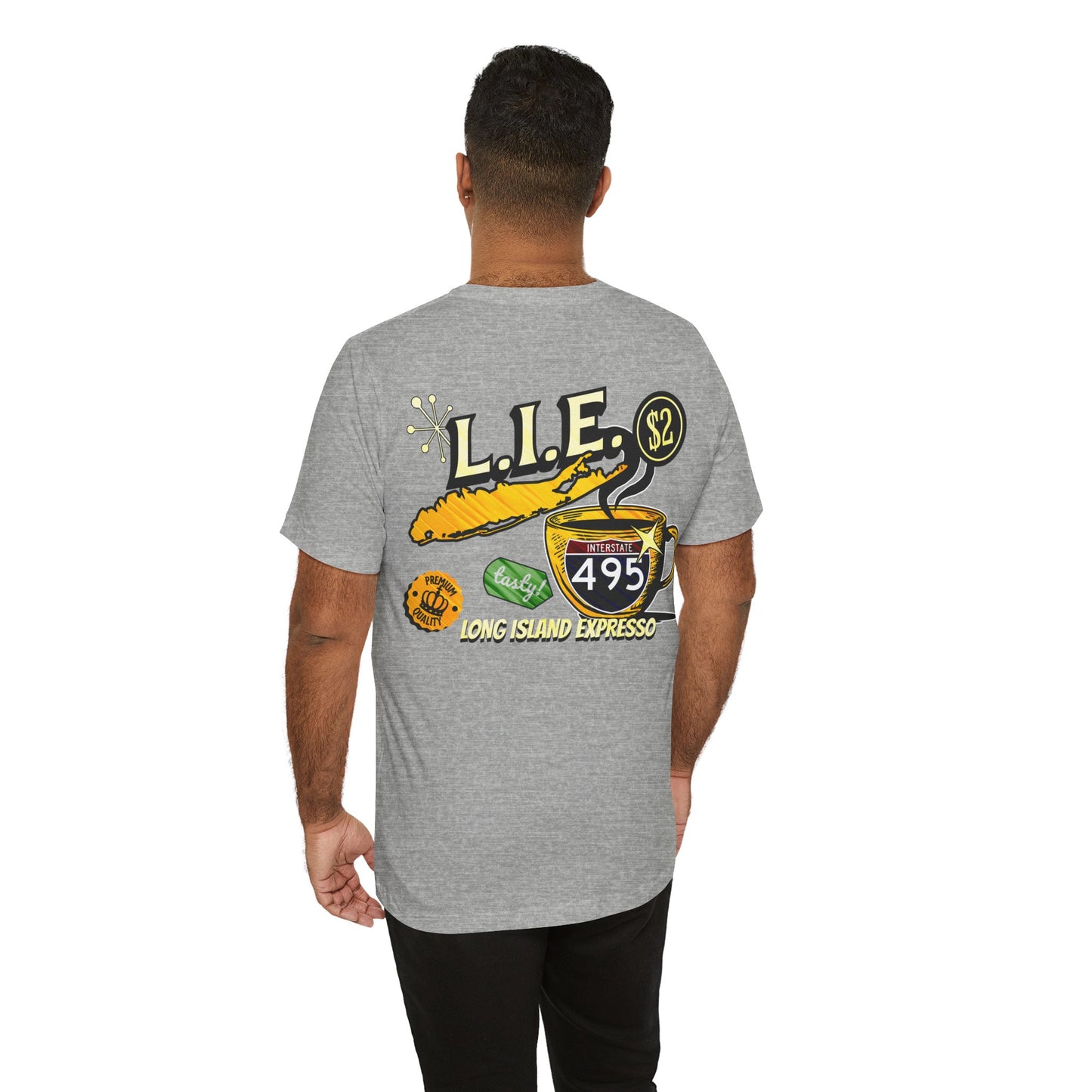 I-495, LONG ISLAND EXPRESSO Highway Route Tee