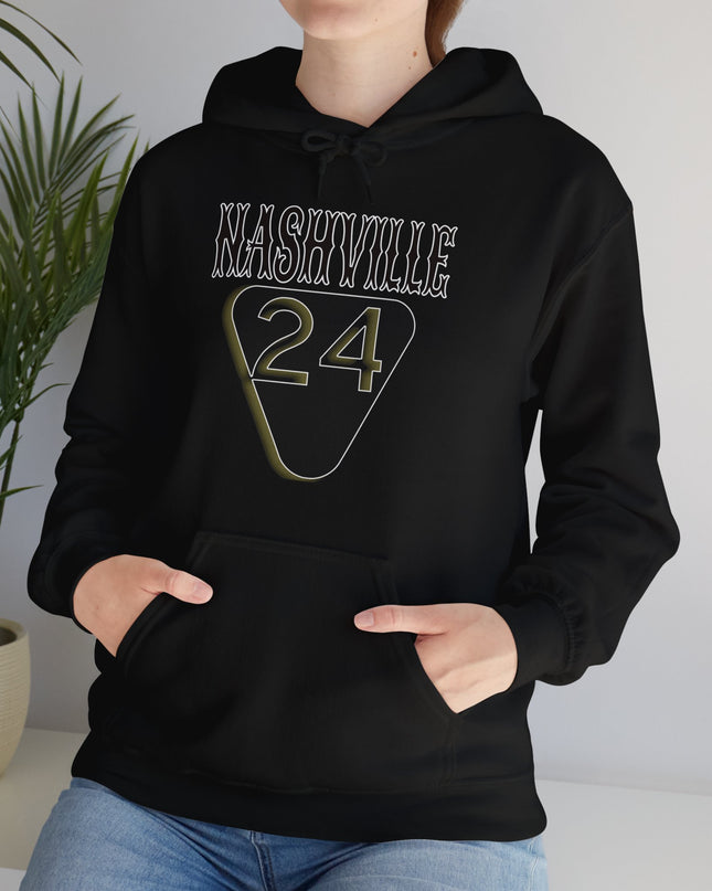 Hooded Sweatshirt Nashville Highway Route 24 Road Trip Soft Blend Apparel