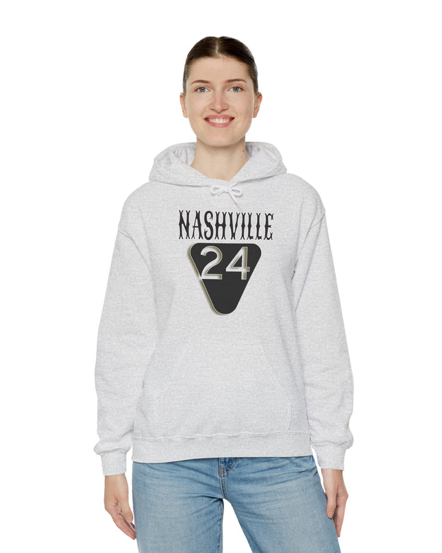 Hooded Sweatshirt Nashville Highway Route 24 Road Trip Soft Blend Apparel