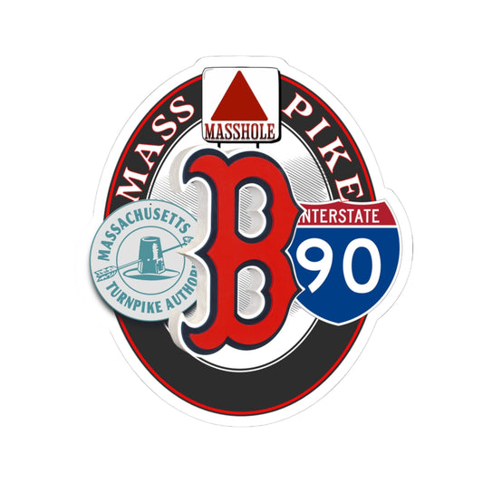 Boston Masshole Fans, Red Sox, Road Trips - Roads and Routes Apparel