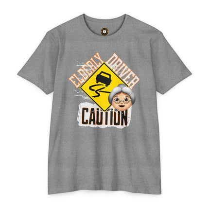 Funny Caution Elderly Driver T-shirt