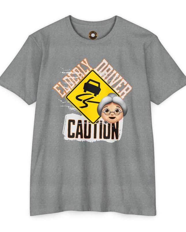 Funny Caution Elderly Driver T-shirt