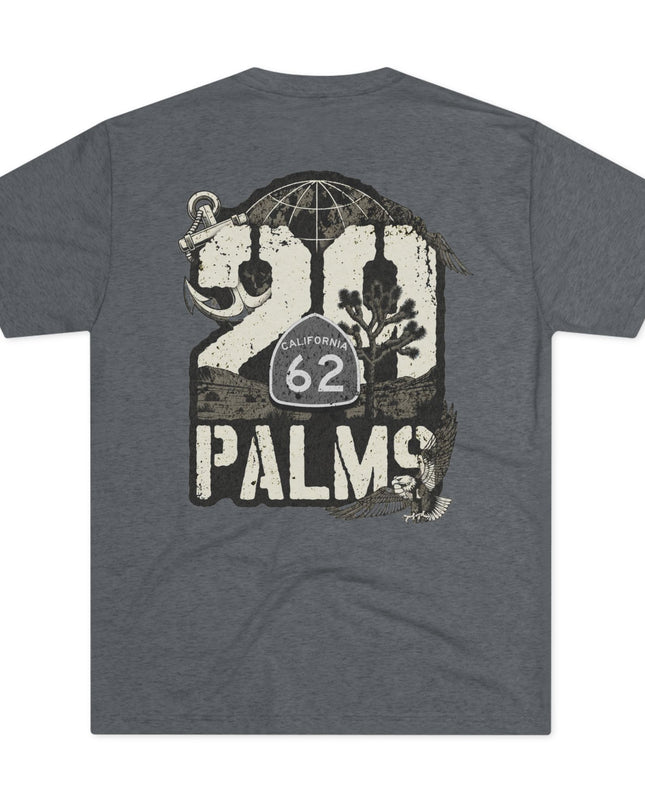 29 Palms California Route 62 Tee — Desert Marine Base Heroes Tribute