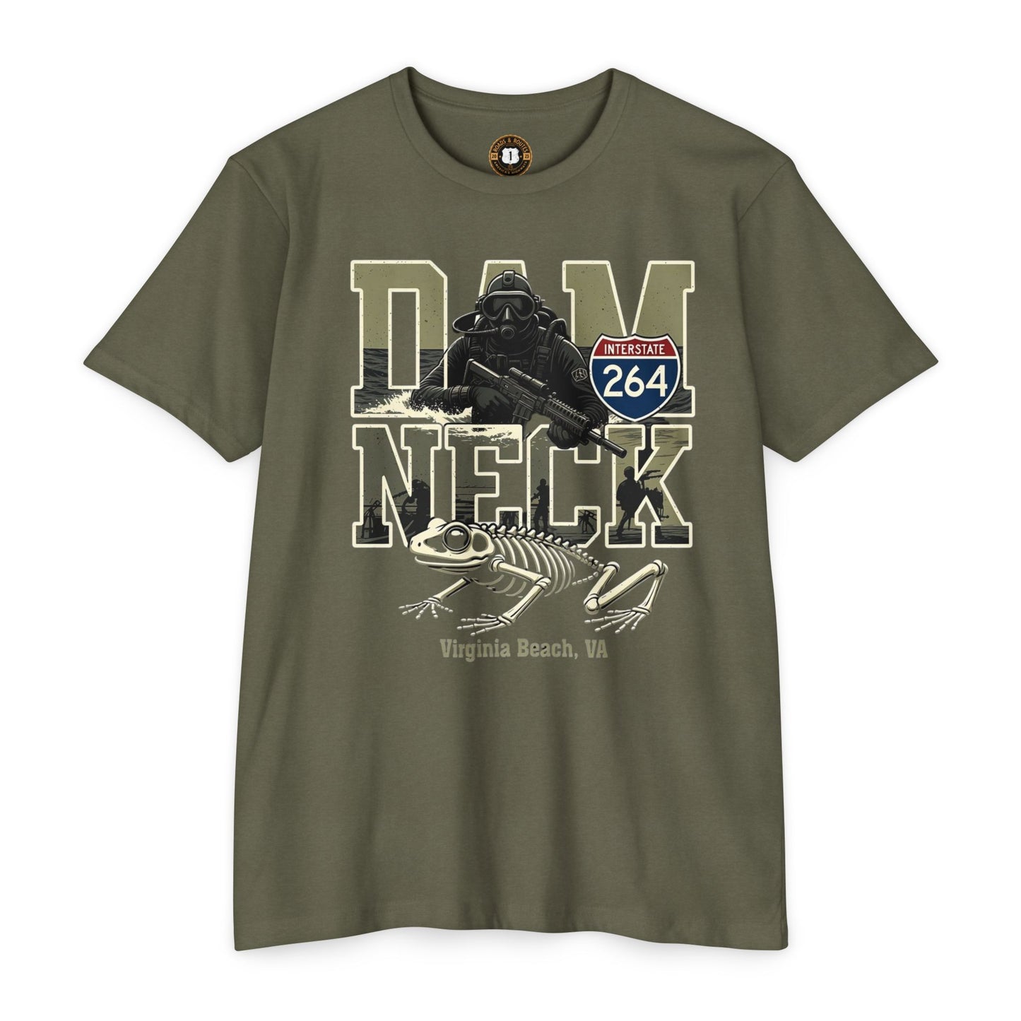 Interstate 264 Virginia Beach Tee – Dam Neck Base Highway Shirt