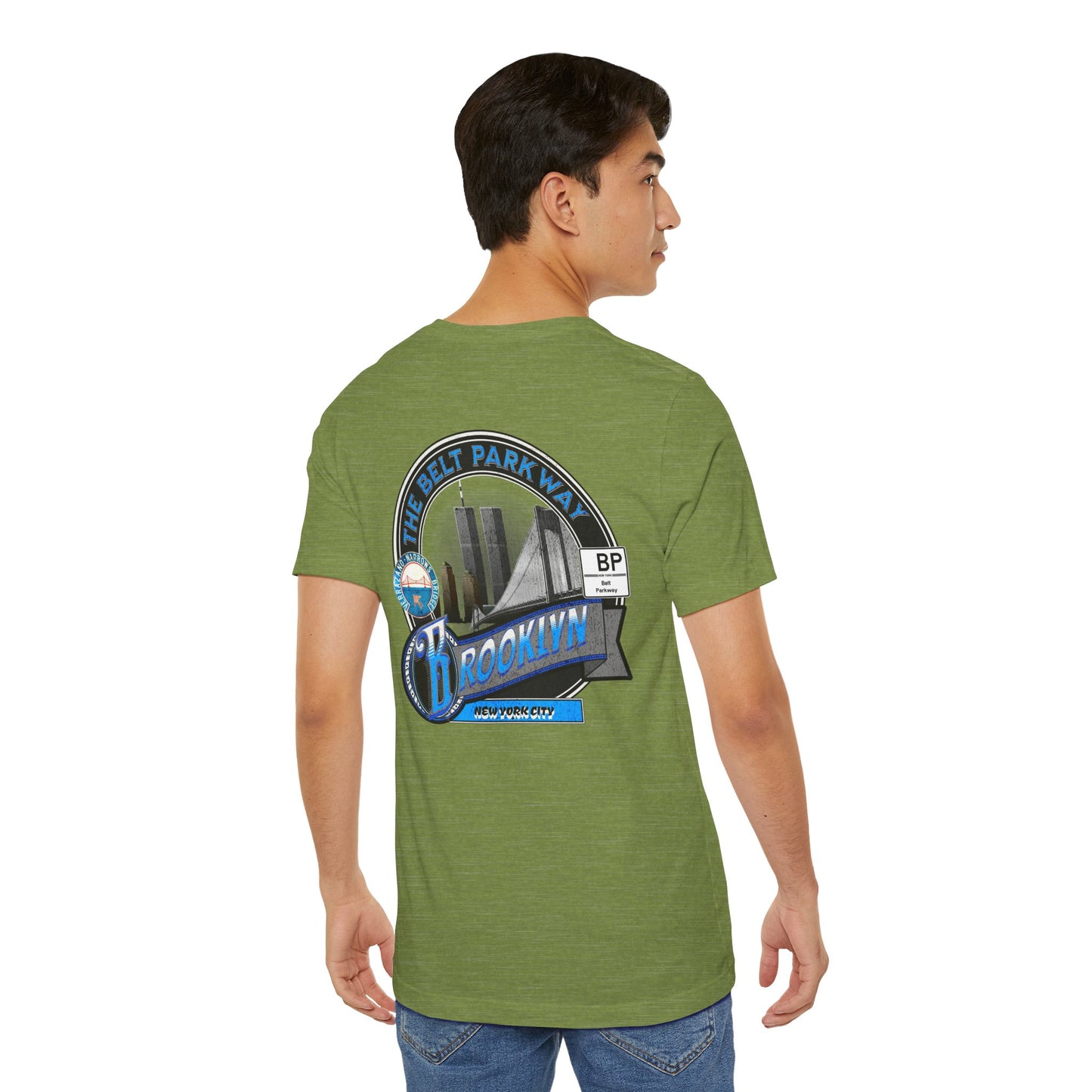 Belt Parkway Brooklyn Highway Route Unisex  Tee Shirt - Soft Blend NYC Apparel