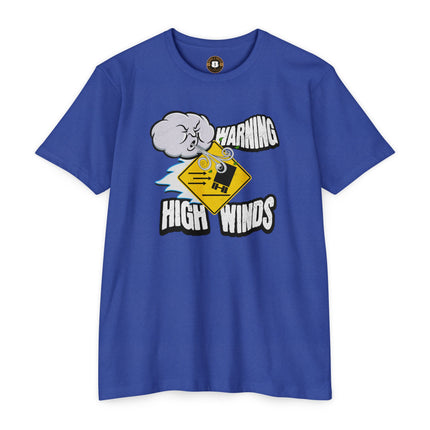 Funny Warning High Winds T-shirt