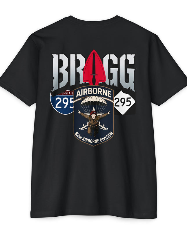 Fort Bragg I-295 Military Tee Shirt: Interstate 295 Highway Airborne Apparel