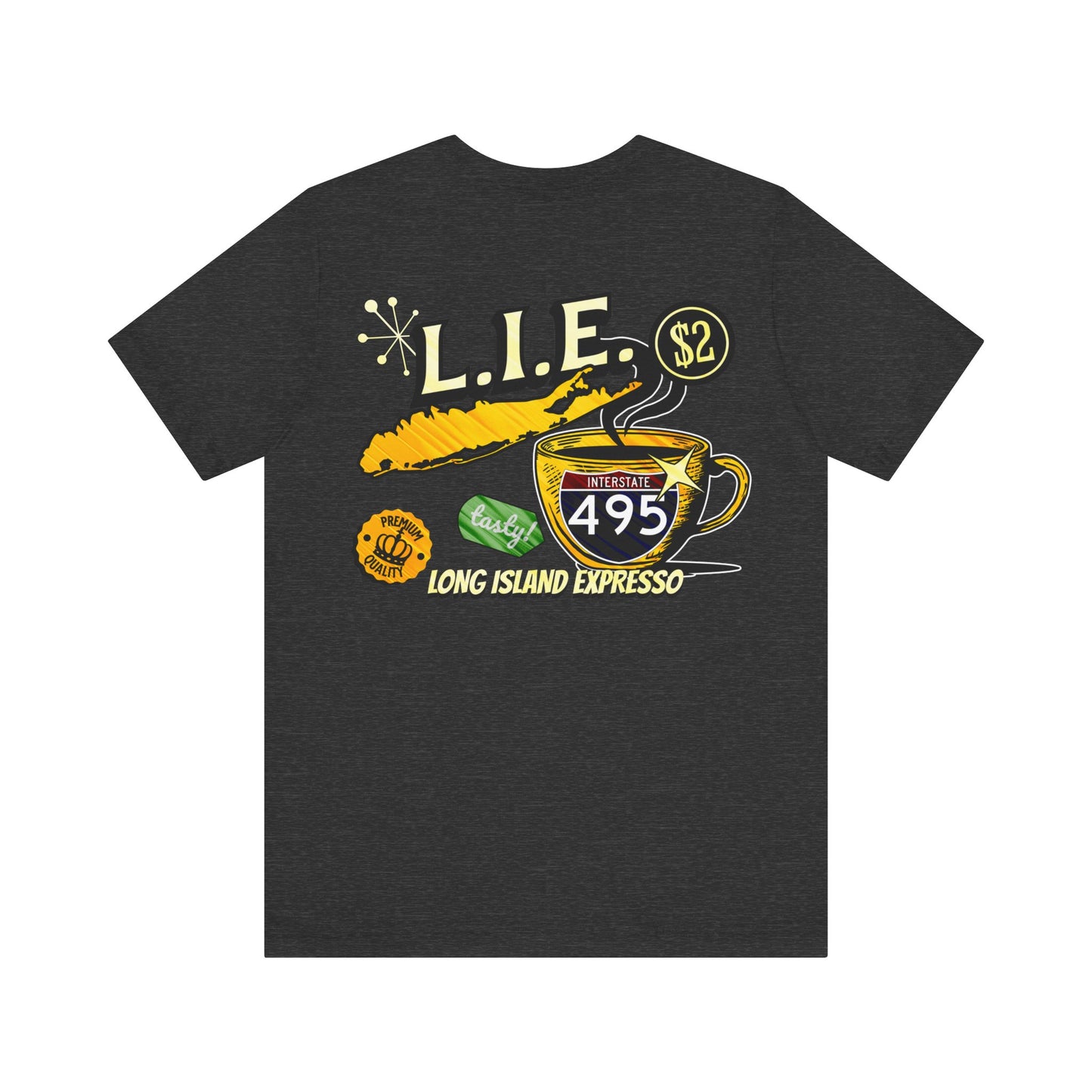 I-495, LONG ISLAND EXPRESSO Highway Route Tee