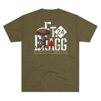 Fort Bragg North Carolina Route 24 T-Shirt — Home to Army Airborne & Special Forces