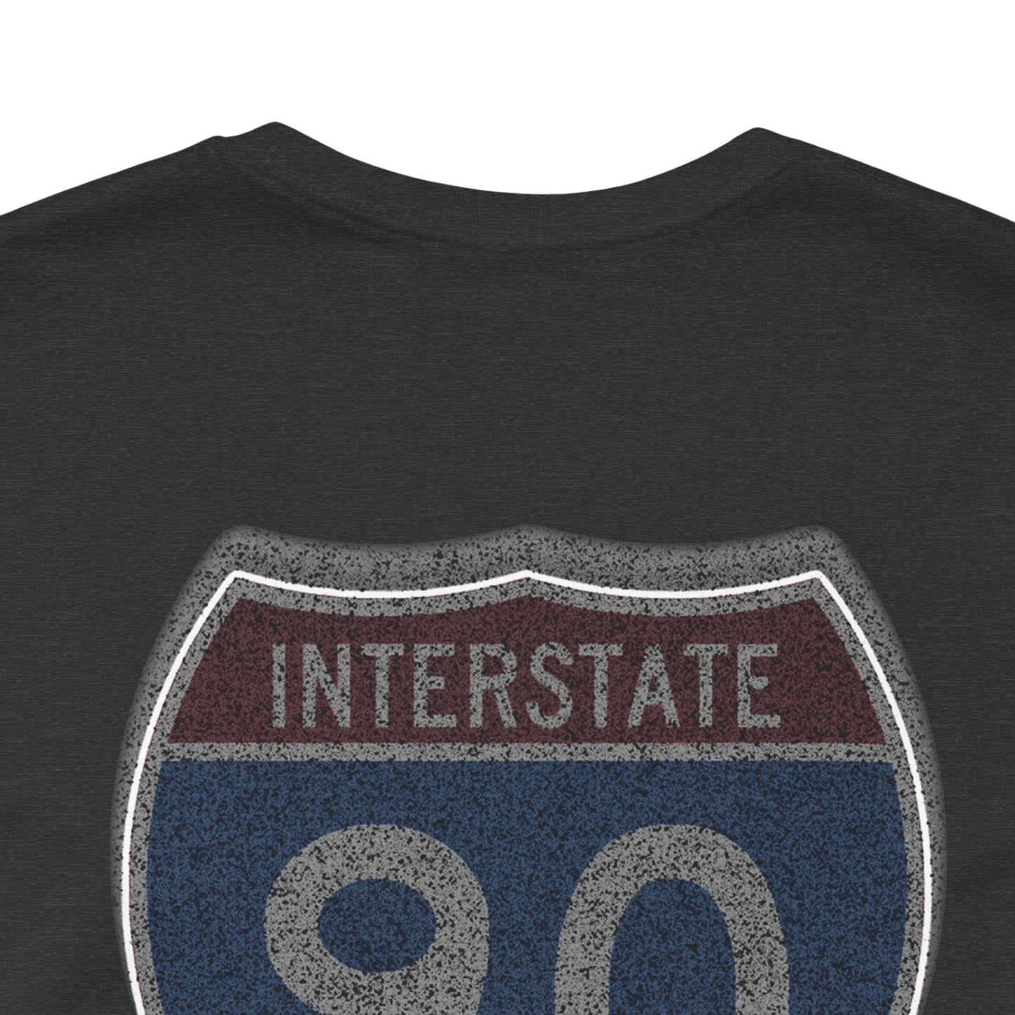 Massachusetts  I-90 Highway Route Tee Shirt