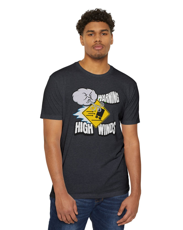 Funny Warning High Winds T-shirt