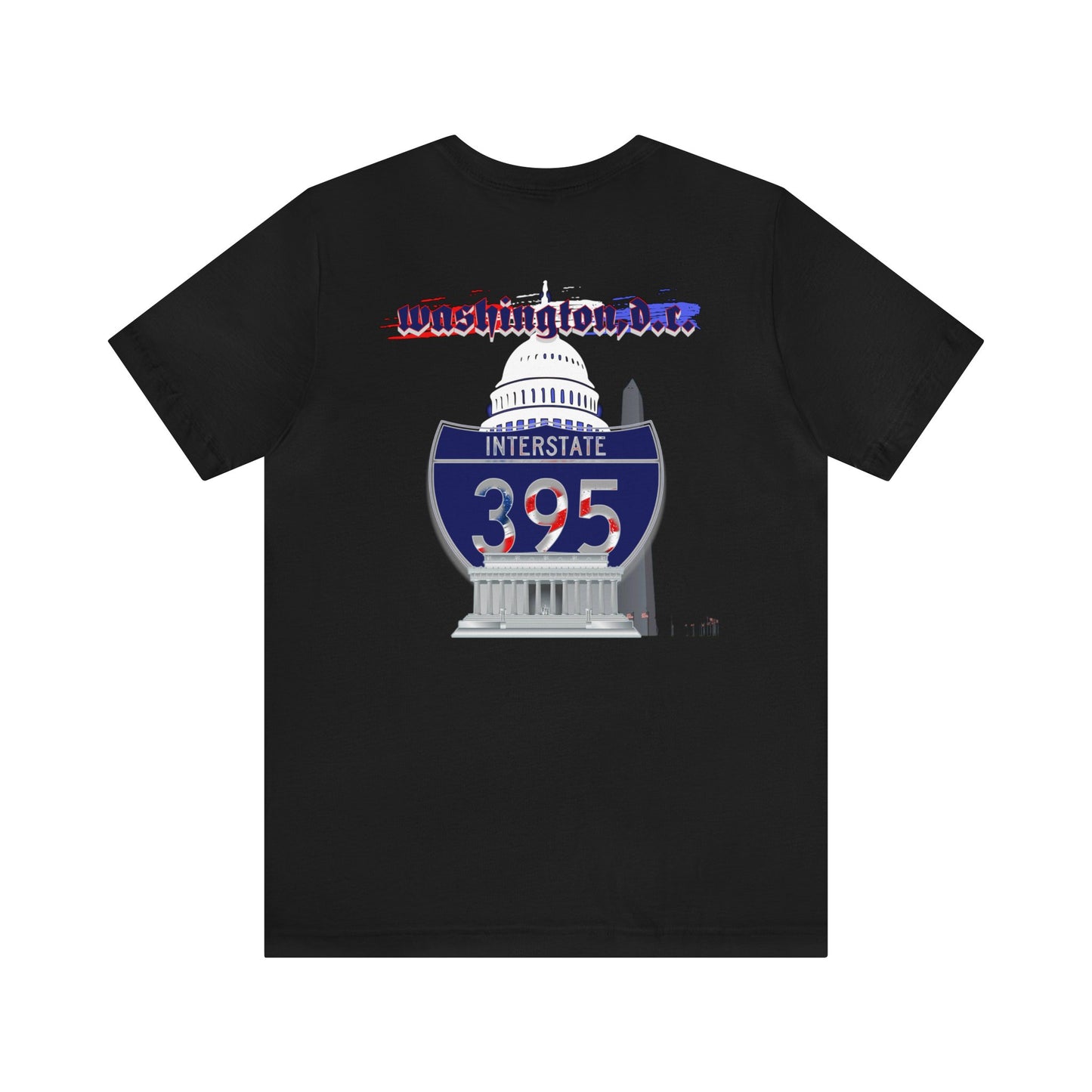 i-396 Washington DC,  Unisex Jersey Short Sleeve Tee