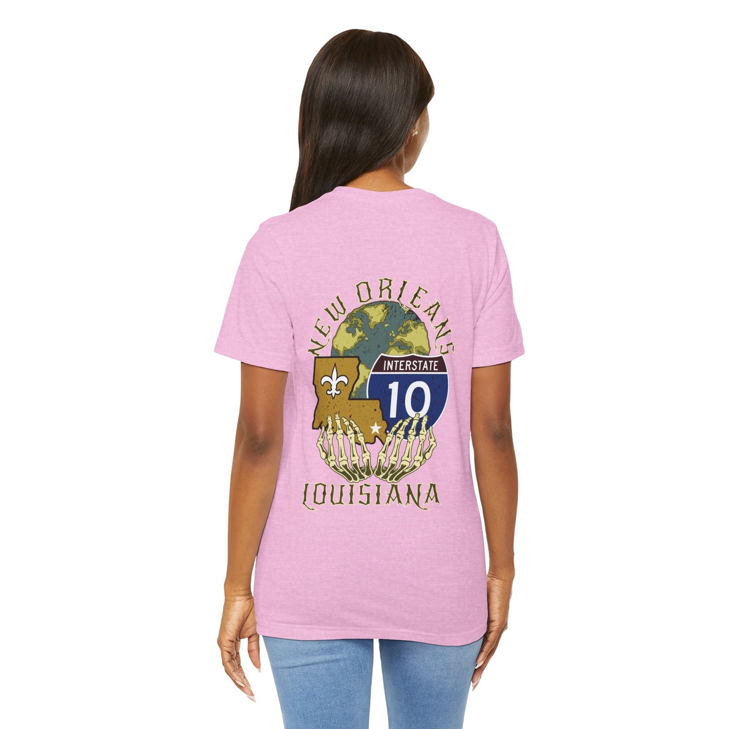 New Orleans Interstate 10 Highway Route Tee