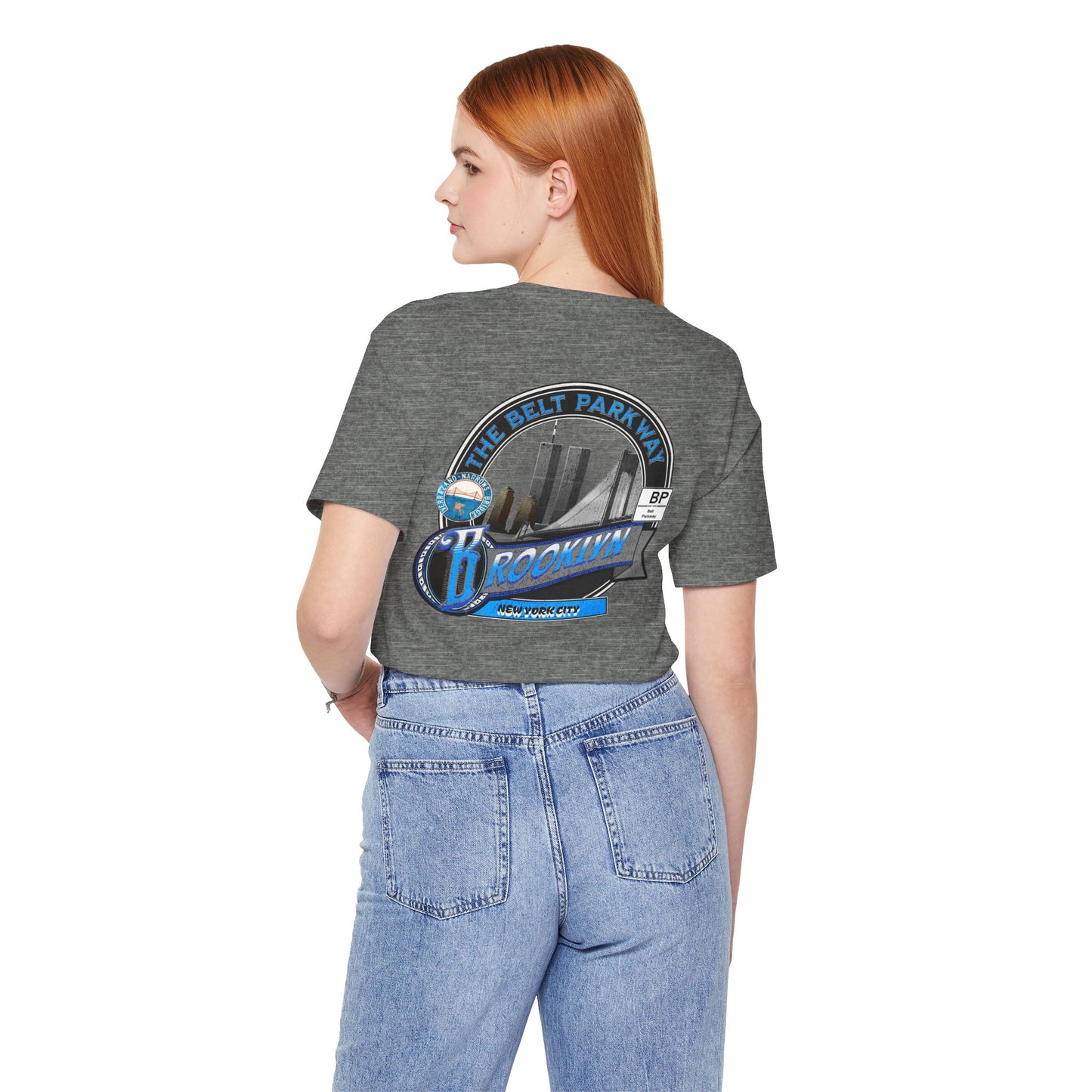 Belt Parkway Brooklyn Highway Route Unisex  Tee Shirt - Soft Blend NYC Apparel