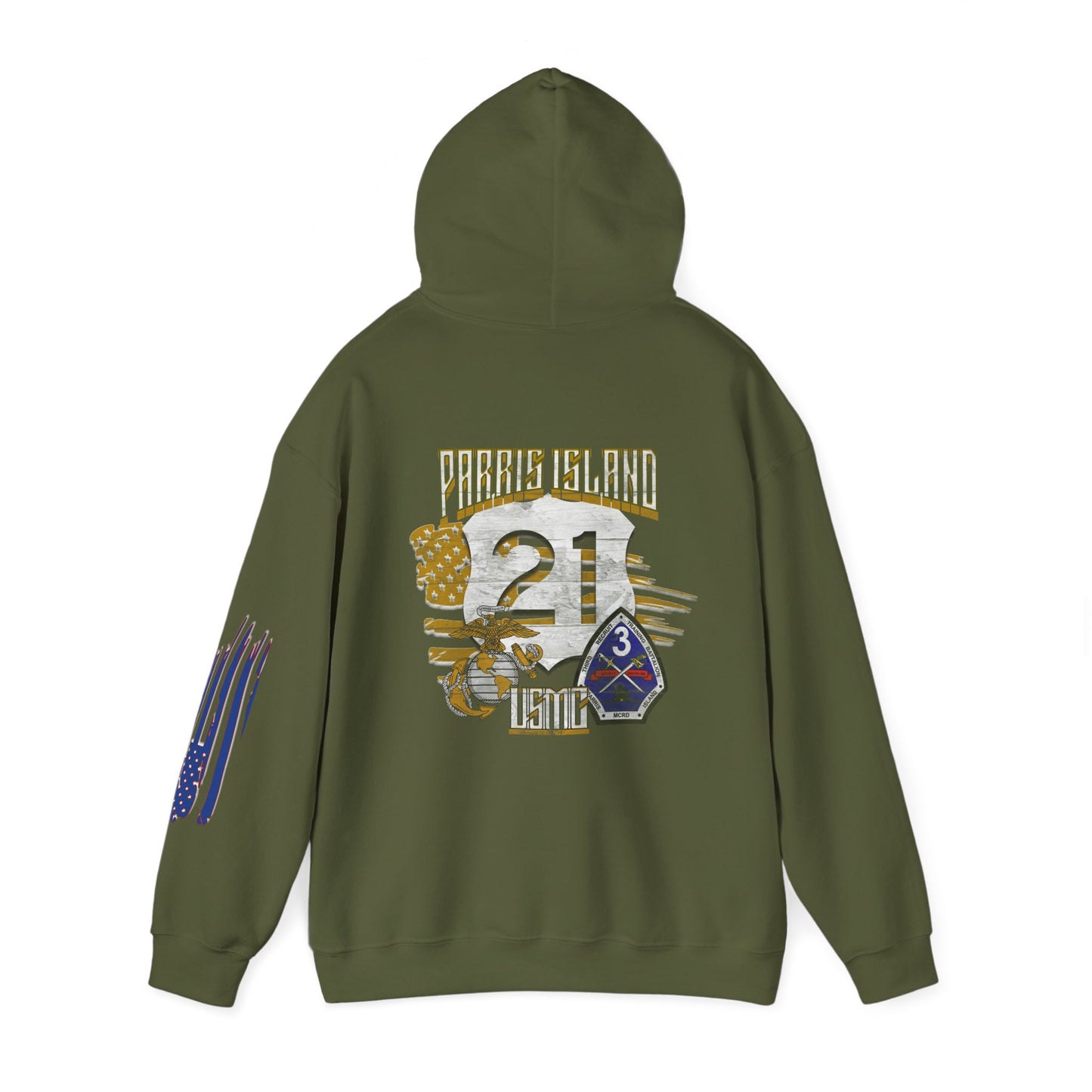 RT 21 PARRIS ISLAND, S.C., Unisex Heavy Blend™ Hooded Sweatshirt