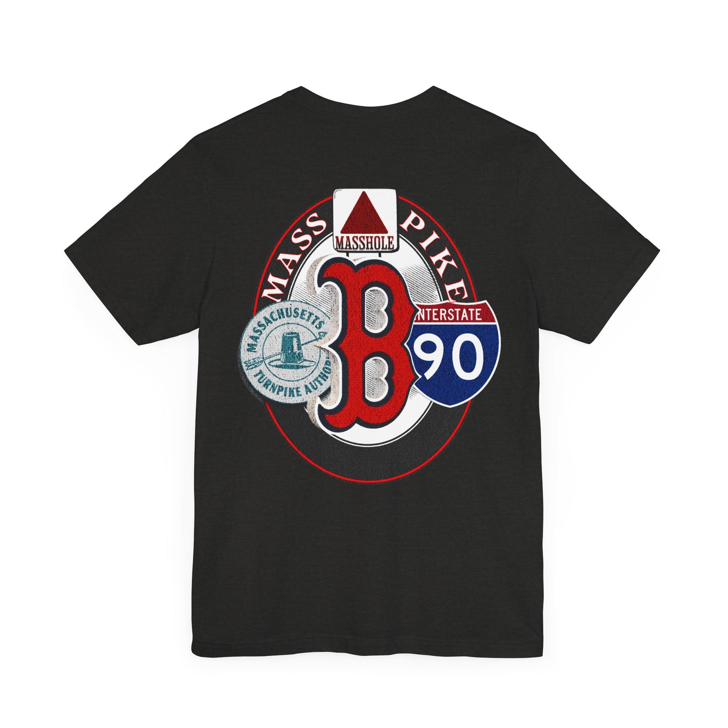 Interstate 90 Boston Massholes Tee