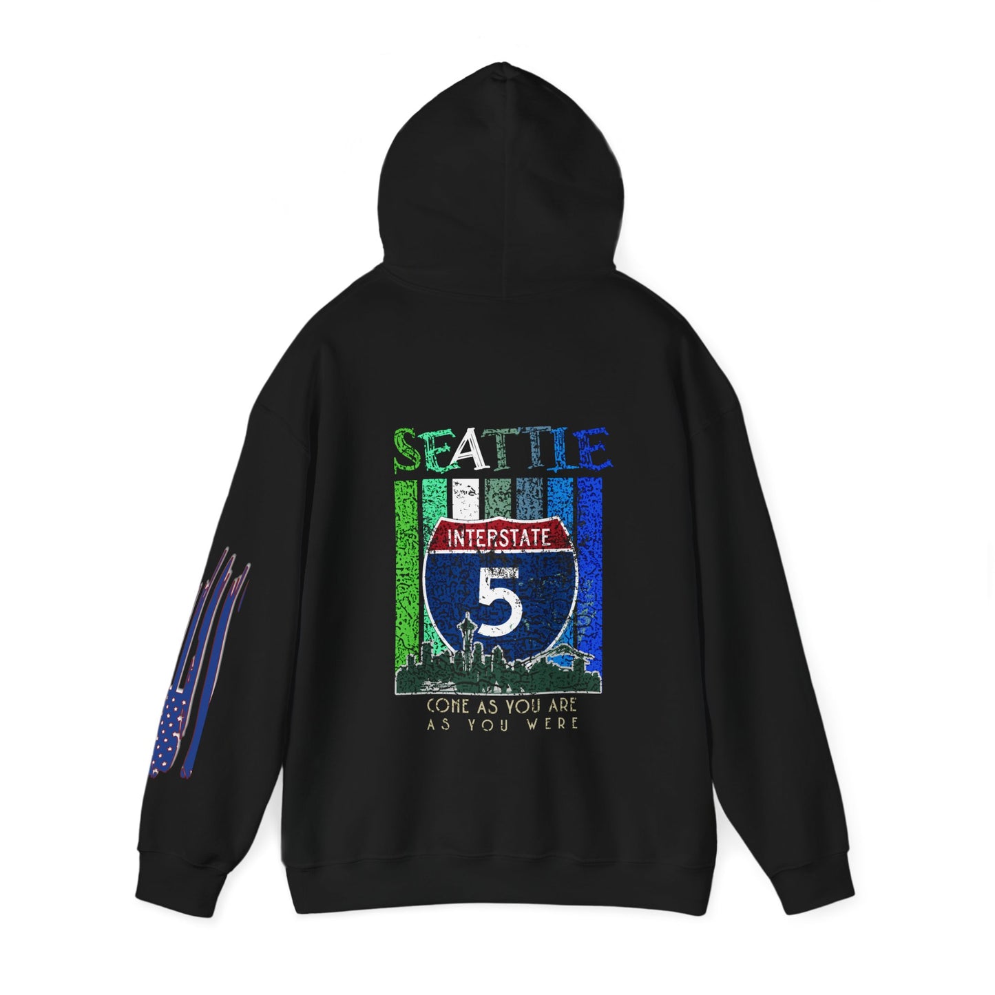 I-5 , SEATTLE, WA,  Unisex Heavy Blend™ Hooded Sweatshirt