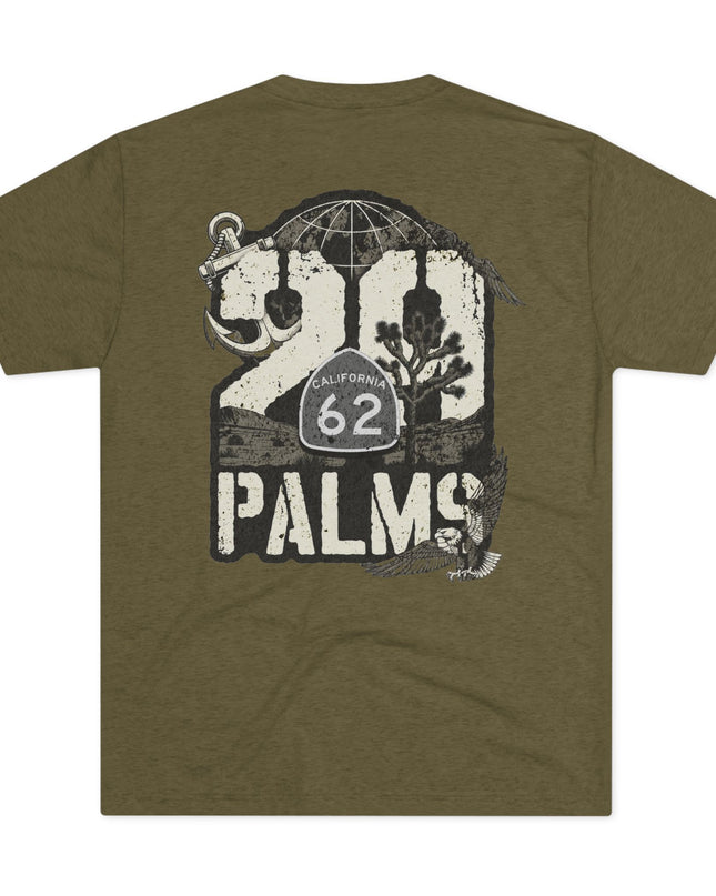 29 Palms California Route 62 Tee — Desert Marine Base Heroes Tribute