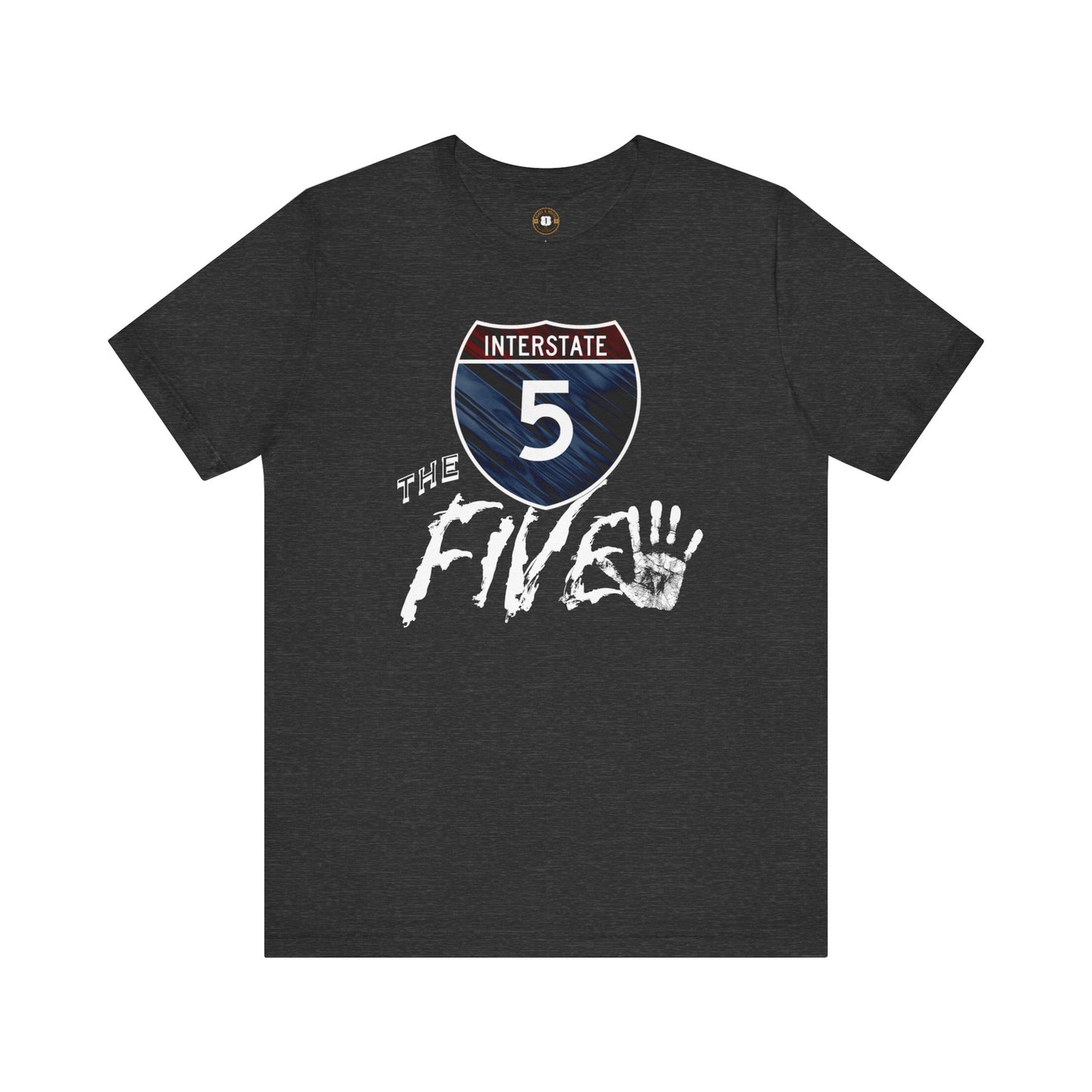 Interstate Five , West Coast Highway Route, soft blend tee, unisex