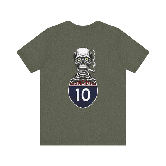 Skull Interstate 10 Tee