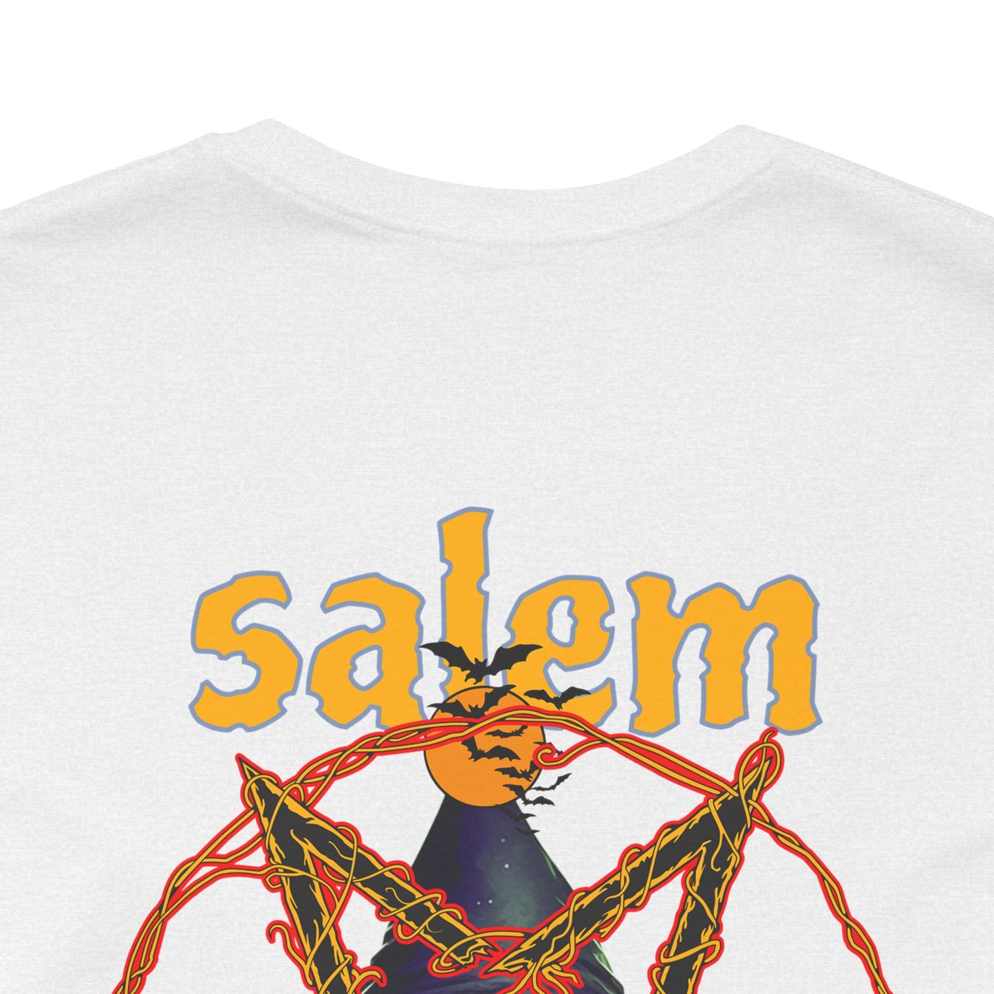 Salem Massachusetts Tee - Halloween Spooky Route 107 Unisex Jersey