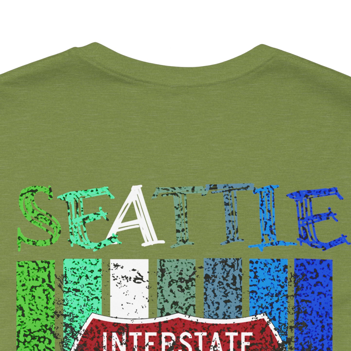 Interstate 5 Seattle Highway Route Apparel - Soft Blend Travel  Unisex Tee