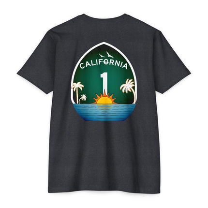 Ocean Views Route 1 Pacific Coast Highway T-shirt
