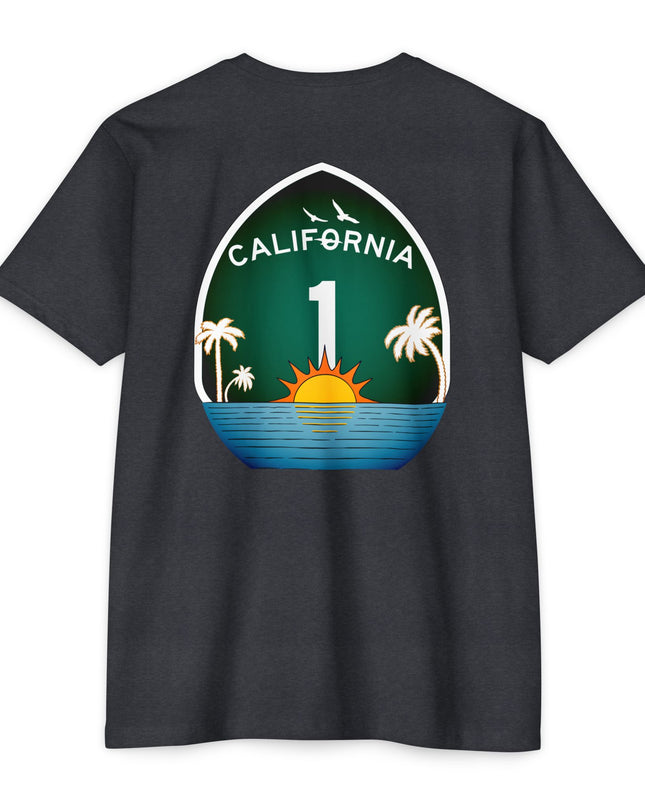 Ocean Views Route 1 Pacific Coast Highway T-shirt