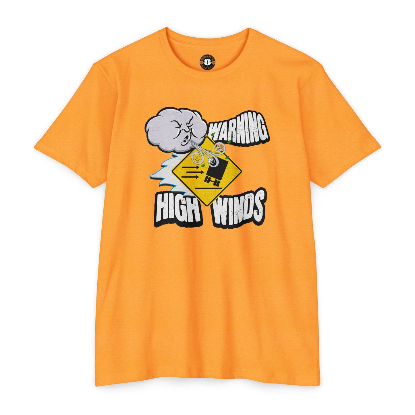 Funny Warning High Winds T-shirt