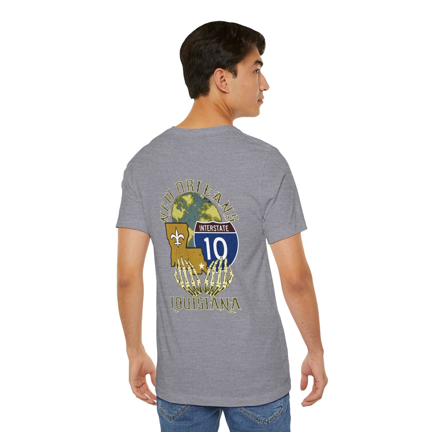 New Orleans Interstate 10 Highway Route Tee