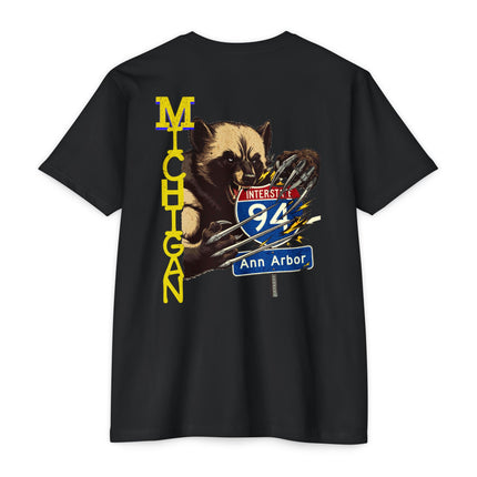 T-Shirt - Interstate 94 Ann Arbor Michigan Road Trip Tailgating Wolverine Country