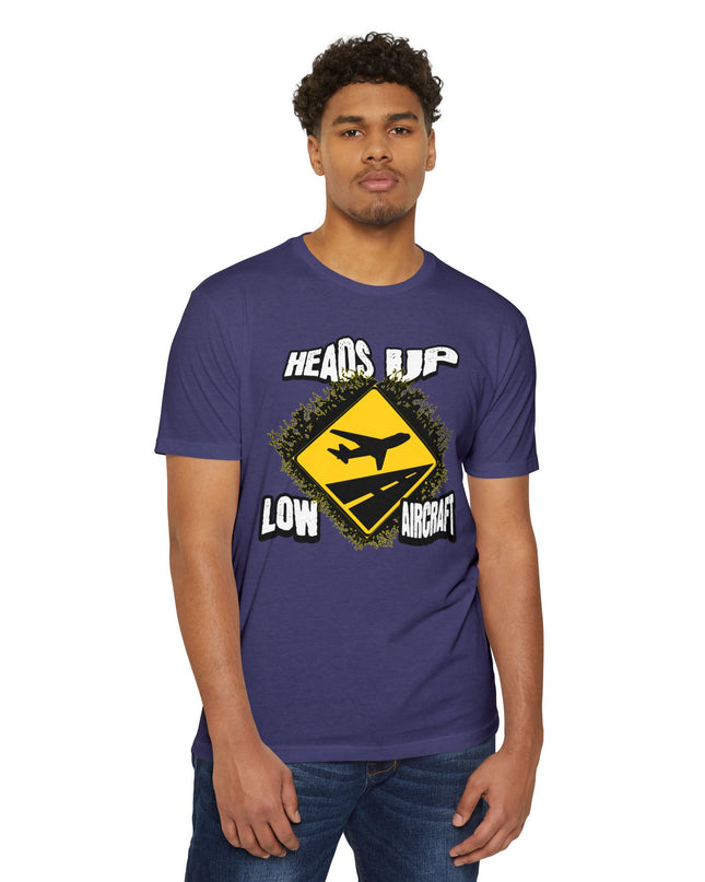 Heads up Low Flying Aircraft Road Sign