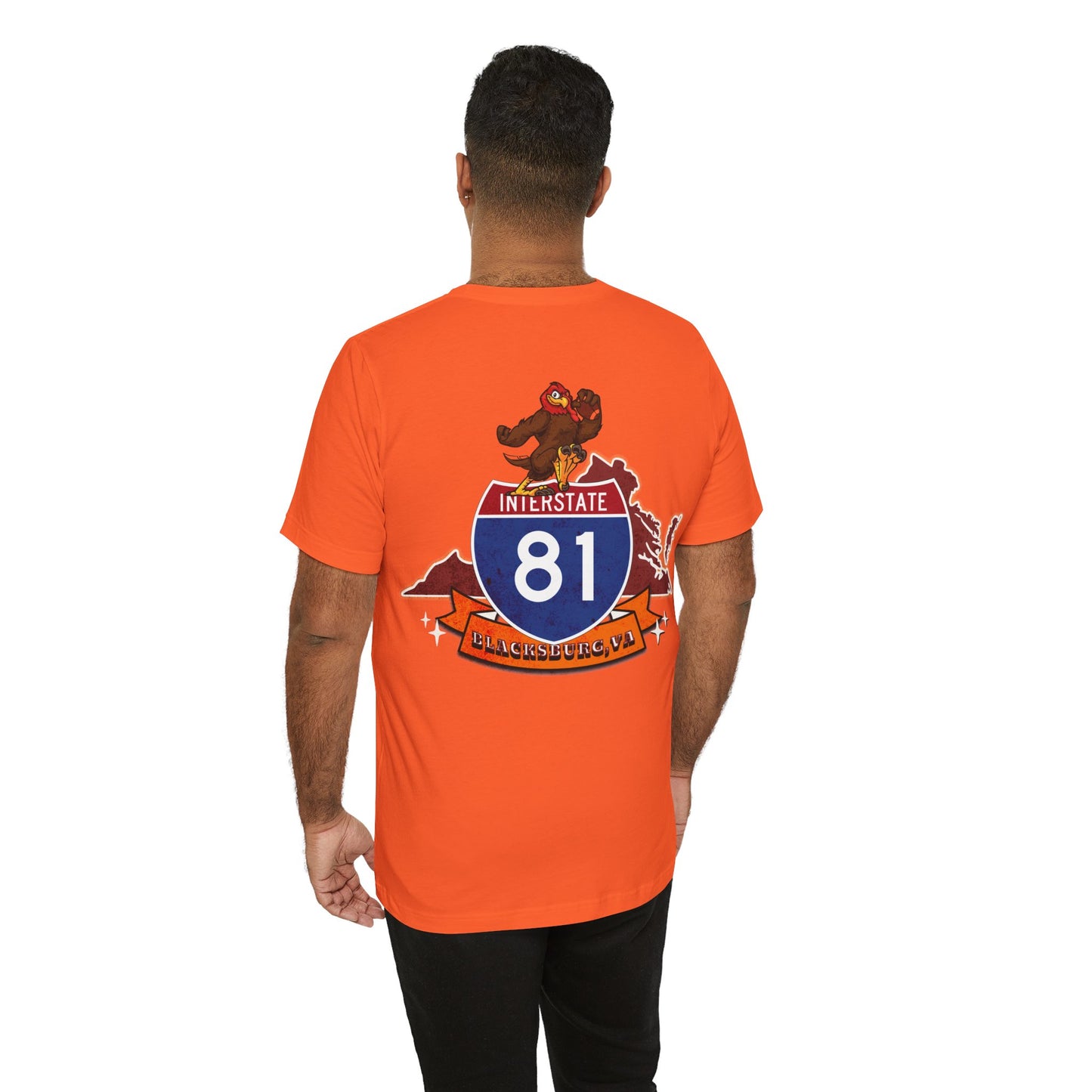 Interstate 81 Hookie Country, Blacksburg VA, Highway Route Apparel Unisex Soft tee