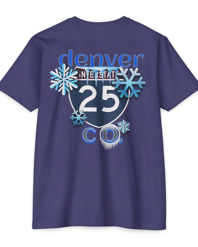 Interstate 25 Denver Colorado Snowy Mile High City