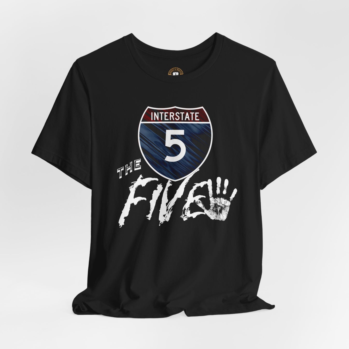 Interstate Five , West Coast Highway Route, soft blend tee, unisex