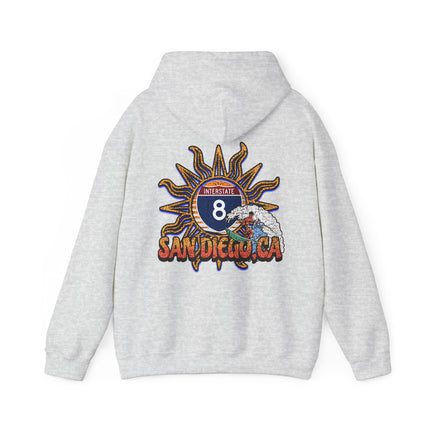 I-8, SAN DIEGO ,CA,  Hooded Sweatshirt