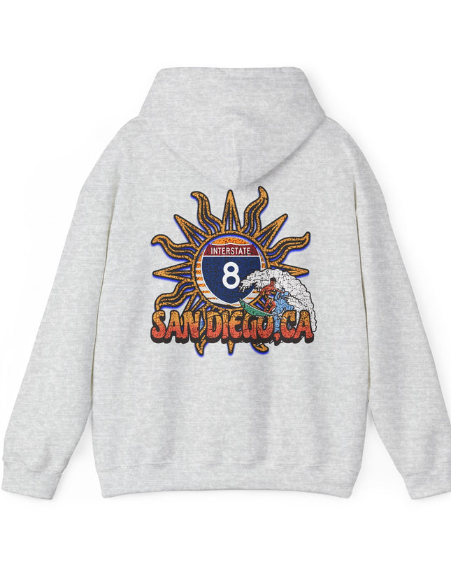 I-8, SAN DIEGO ,CA,  Hooded Sweatshirt