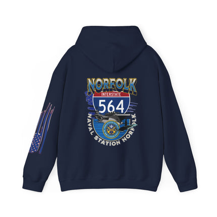 I-564 NORFOLK NAVAL BASE, VA,  -Unisex Heavy Blend™ Hooded Sweatshirt