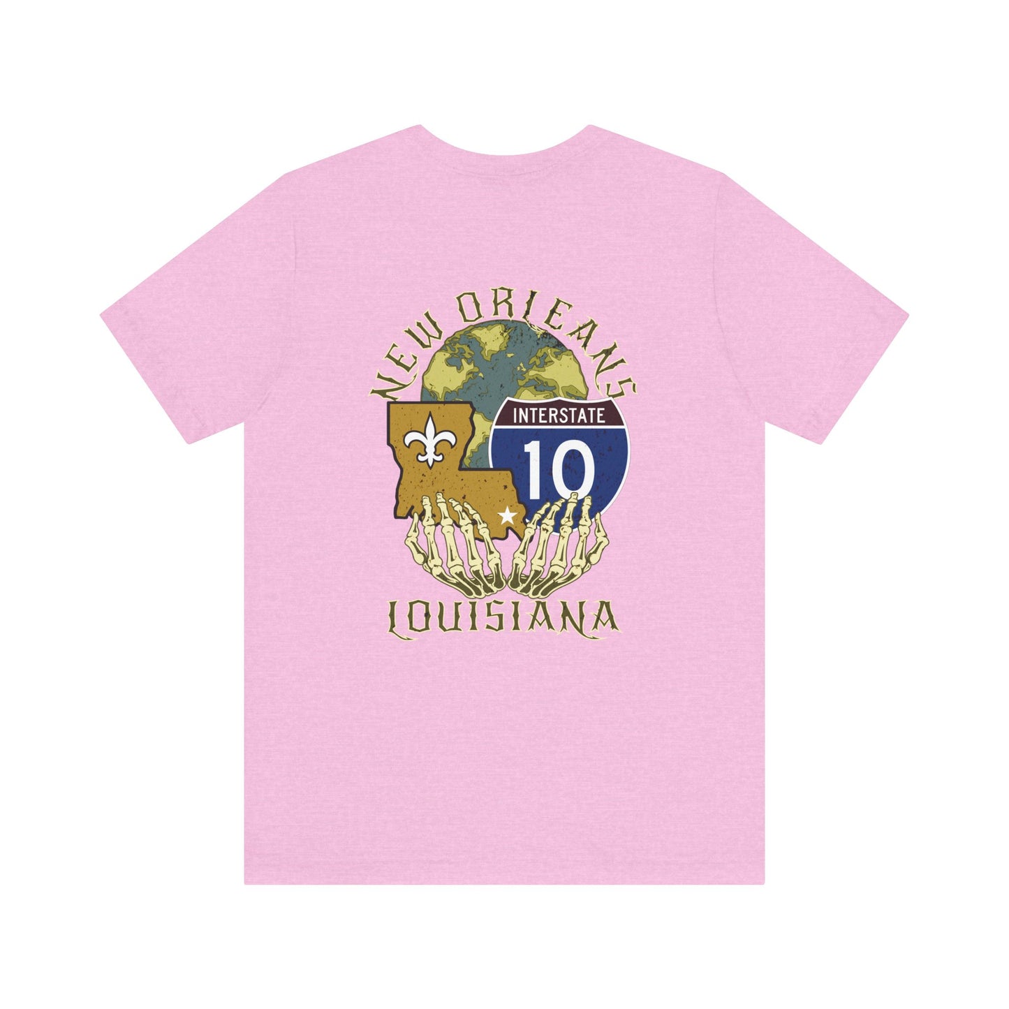 New Orleans Interstate 10 Highway Route Tee