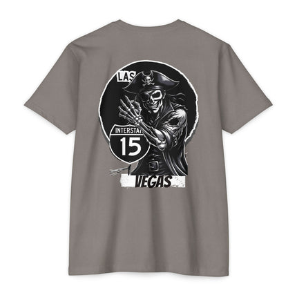 Las Vegas  Interstate 15 Silver and Black Pride Tee, The pirate has moved to the desert