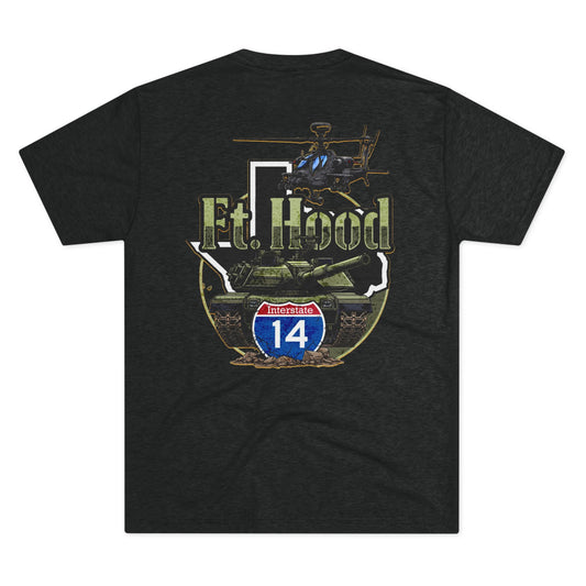 Ft. Hood Texas Interstate 14 Tee — Veterans & Active Duty Army Tribute
