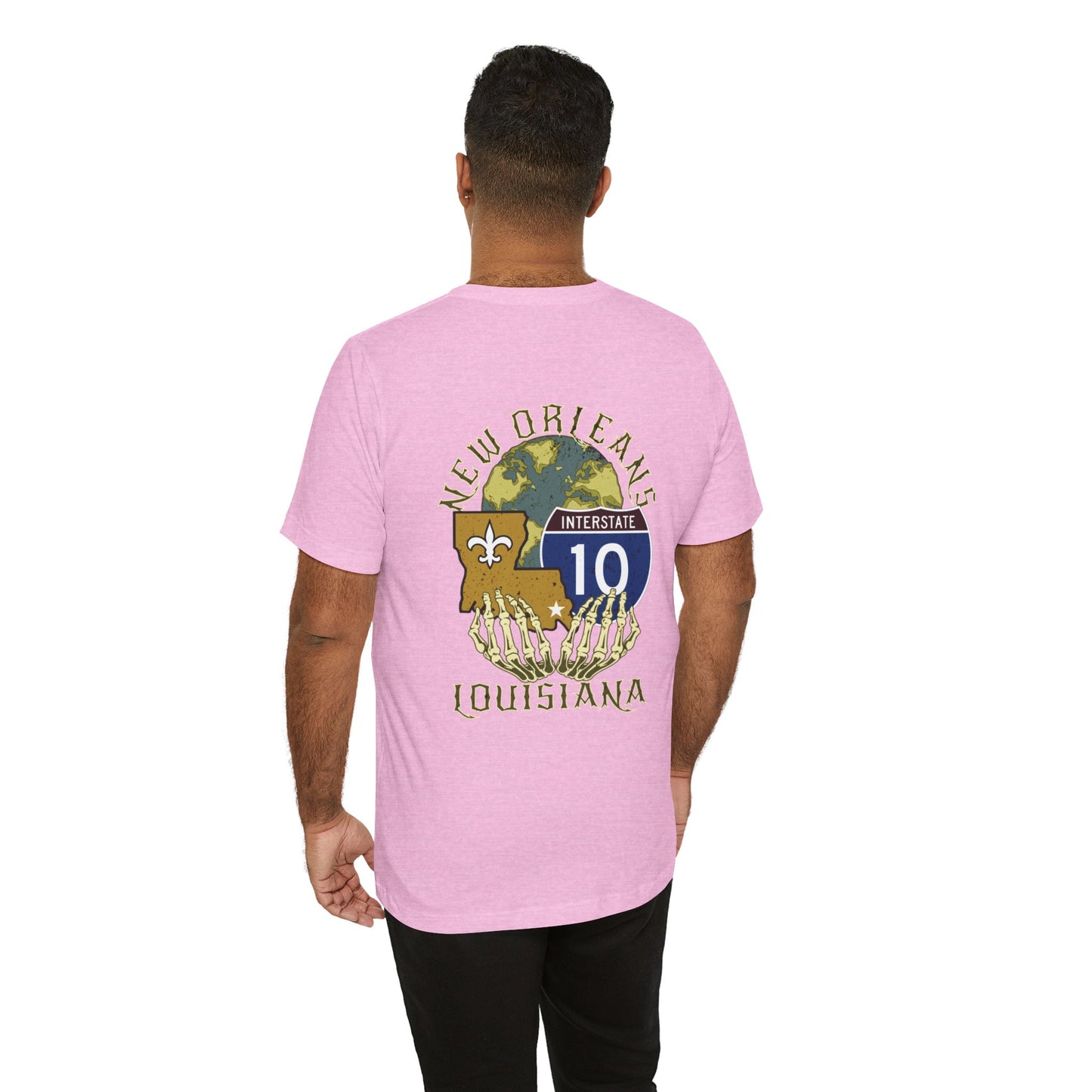 New Orleans Interstate 10 Highway Route Tee