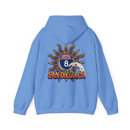 I-8, SAN DIEGO ,CA,  Hooded Sweatshirt
